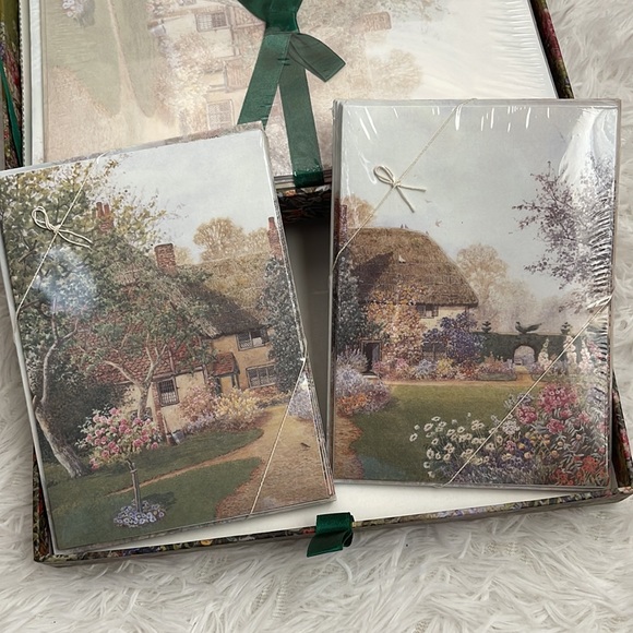 Vintage 1997 Robert Frederick Stationery Box "The Cottage Collection" - Picture 5 of 6